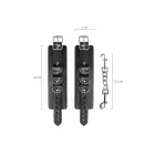 Anonymo handcuffs, PU leather, black Photo
