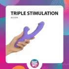 Good Vibes Only Tess Rabbit Vibrator – 19.5 cm (7.7″) – Pink — Photo 4