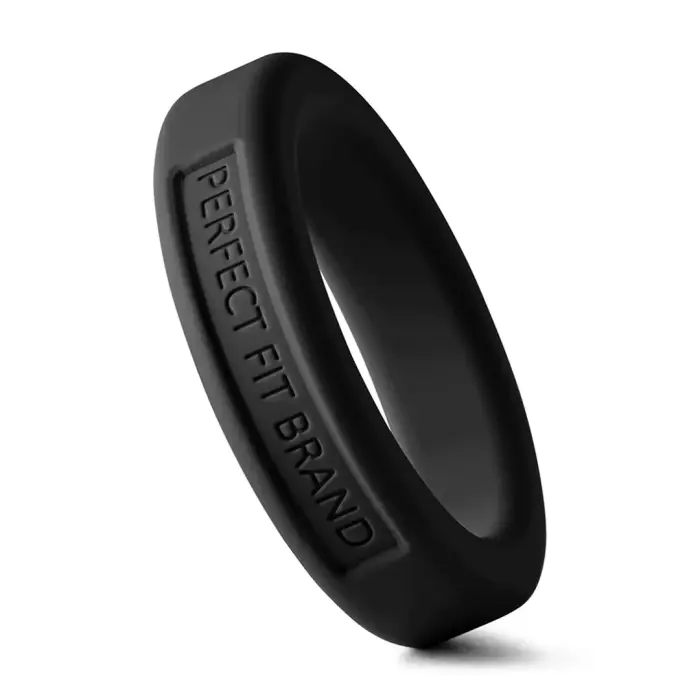 Silicone Hefty Ring Classic Cock Ring – 3.6 cm (1.4″) – Black