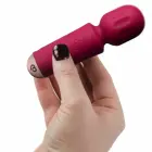 Rocks Off Mini uzlādējams wand vibrators – sarkans — Foto 3
