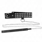KINK regulējama apkakle ar spožu siksnu 65 cm melna 37-42 cm — Foto 3