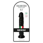 Italian Realistic Dildo with Suction Cup – 16.5 cm (6.5″) – Black — Photo 6