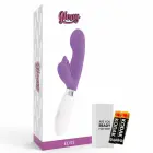Dorcel Glossy Elvi – вибратор-кролик с двойным мотором – 10 режимов, силикон – фиолетовый – 12 см — Фото 7