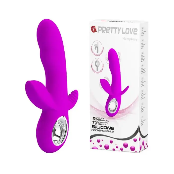 PRETTY LOVE Humphray USB вибратор – 18 см – розовый