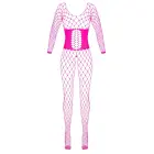 FANTASY by Cottelli Collection tīkliņa kaķenes kostīms – rozā – One Size Foto 6