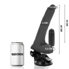Вибратор BASECOCK Vibrating Model – 20 см (7.9″) – черный — Фото 2