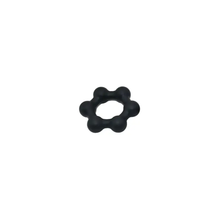 Silicone Cockring with 6 Steel Balls S
