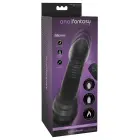 AFE Intimate Machine vibruojantis judantis ir šildantis dildo – 33.8 cm – juodas — Nuotrauka 1