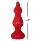 FORTO F-30 POINTER Anaalhelmeste kett – S – Punane — Foto 4