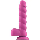 Playhouse Spiral Tease vibrating dildo with remote – silicone – M – pink — Photo 3