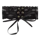 Svenjoyment Choker Lace Black Adjustable Satin Lacing 32cm — Photo 4