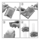 Pocket Tenga Block Edge masturbators – caurspīdīgs — Foto 4
