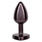 Teemantsüdame S anaaltapp – 6 cm (2.4″) – Must — Foto 5