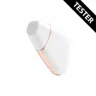 Love Triangle gaisa pulsa stimulators un vibrators – balts Foto 1