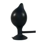 True Black Inflatable Anal Plug – 15 cm (5.9″) — Photo 4