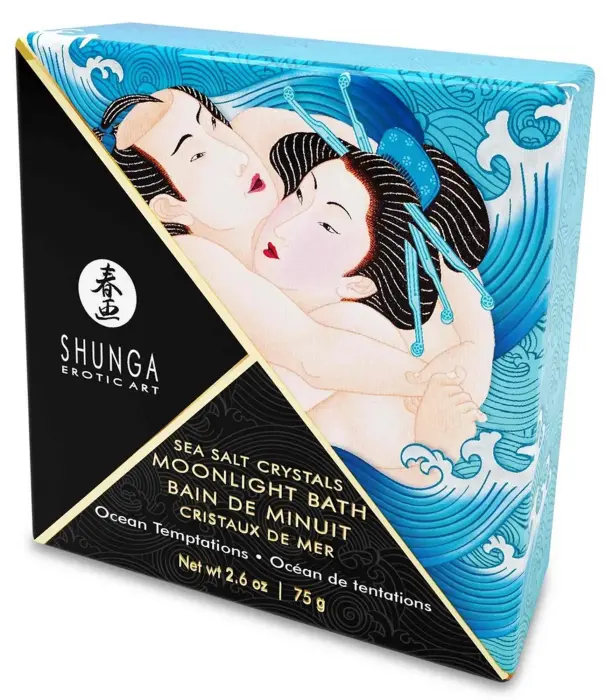 Shunga Moonlight Bath Ocean Breeze vannas sāls – 75 g Foto 2