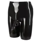 Latex Cycling Shorts with Penis Sleeve – XL — Photo 4