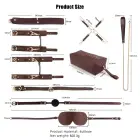BDSM Fancy 9 Item Kit - Brown Фото num