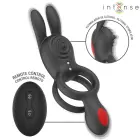 Intense Quinn Double Stimulation Ring with Remote – Black — Photo 6