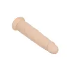 Vibreeriv ja liikuv silikoonist stud dildo – nahavärv — Foto 4