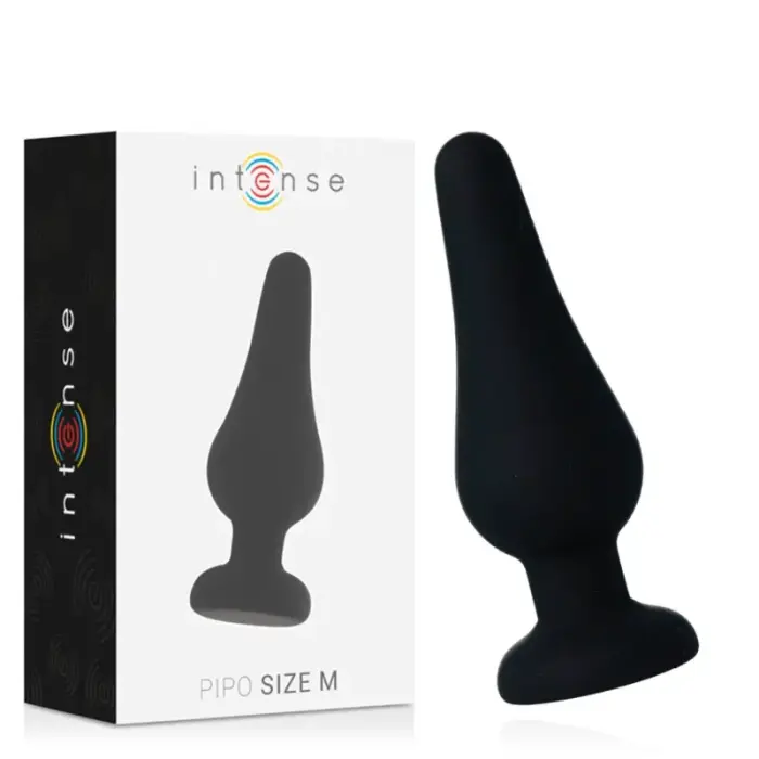 Intense Pipo M silikoonist anaaltapp – 11 cm – Must