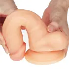LoveToy The Ultra Soft Dude – realistiškas dildo – TPE – kūno spalvos – 20,3 cm — Nuotrauka 11
