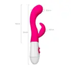 A-TOYS Nessy вибратор с клиторальным стимулятором – 20 cm – розовый — Фото 2