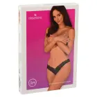 Obsessive Rio Crotchless Thong – Black – XL/2XL — Photo 1