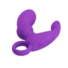 PRETTY LOVE Cayla violetinis dildo – 12 vibracijos funkcijų — Nuotrauka 3