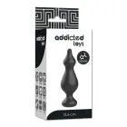 Addicted Toys silikoonist anaaltapp – 13.6 cm (5.4″) – Must — Foto 5