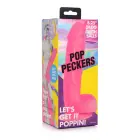 POP - Dildo ar sēkliniekiem – 21 cm (8.25″) – Rozā — Foto 1