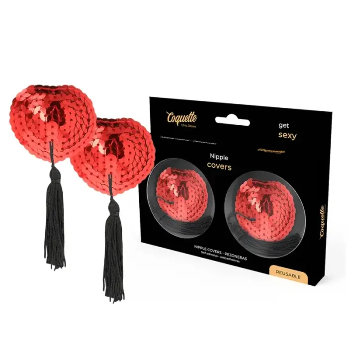 Coquette Chic Desire – nipple covers – red