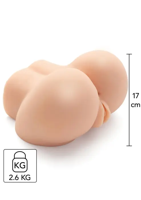 Hot Honey Rider vibrējošs masturbators – miesas krāsa