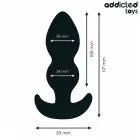 Addicted Toys силиконовая анальная пробка – 11.7 cm – Черный — Фото 4