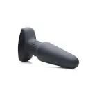 Slim R – Smooth Rimming Anal Plug with Remote Control – 10 cm – Black — Photo 2