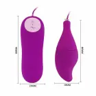 Baile Pleasure Shell12 Wired Intimate Egg Vibrating Egg – 8 cm (3.15″) x 3 cm (1.18″) – Purple — Photo 5