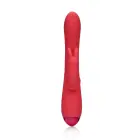 Svyruojantis triušio G taško vibratorius – 18 cm – raudonas — Nuotrauka 4