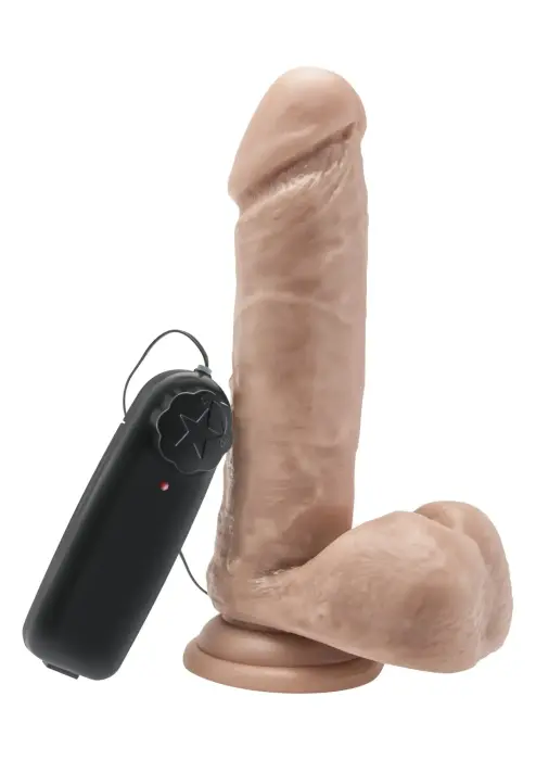 Vibrating Dildo – 18 cm (7″) – Skin
