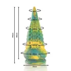 EPIC Cetus Textured Dildo – 17 cm (6.7″) – Green — Photo 2