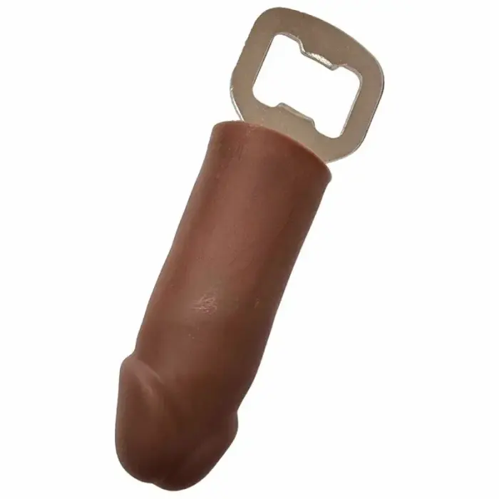 Diablo Picante Party Bottle Opener – rubber – brown