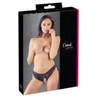 Cottelli Collection gėlėtos nėrinių kelnaitės – juodos – M — Nuotrauka 1