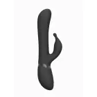 Chou G-punkta truša vibrators ar klitora stimulatoru – melns — Foto 2
