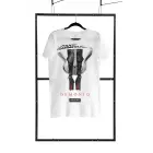 Vīriešu regulārs piegriezuma T-krekls – balts – S Foto 1