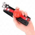 KINK Model 4 minkštas TPE kamuolinis antkramtis 4cm – reguliuojamas dirželis – juodas — Nuotrauka 4