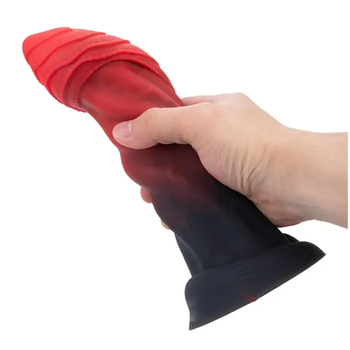 Power Monsters Infernal Goliath – 25 cm (10″) – Rippled Monster Silicone Dildo Photo