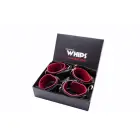 WHIPS Leather Cross Restraint System – Red — Photo 1
