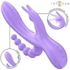 INTENSE MIKO Triple System Vibrator – 19.5 cm (7.7″) – Purple — Photo 7