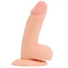 Realistiškas dildo su venomis ir sėklidėmis – 15 cm (6″) – kūno spalva — Nuotrauka 2