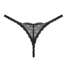 Obsessive nėrinių stringai – juodi – XL/2XL — Nuotrauka 5