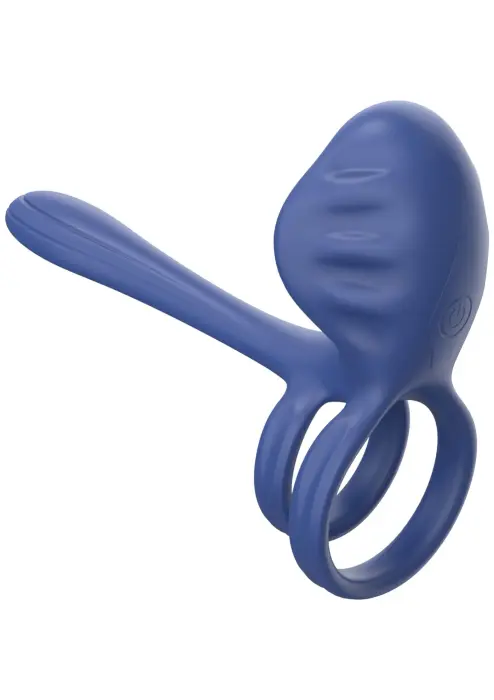 Xocoon Couples Slimline Vibrator Ring – Blue